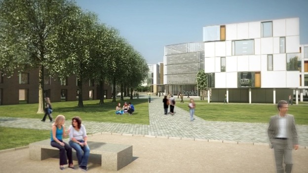 Artist's impression of the new campus