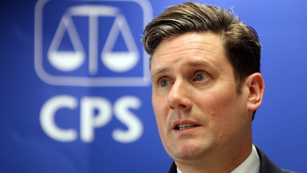 Sir Keir Starmer pictured at the CPS in 2010.