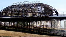 Urgent meeting in Eastbourne after pier blaze