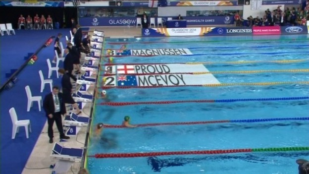 Proud winning his second Commonwealth gold