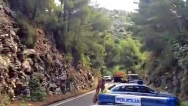 The mother and a child survived the crash.