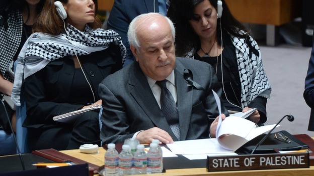 UN ambassador Dr Riyad Mansour.