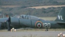 Emergency landing at Culdrose Air Day