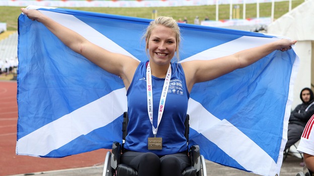 Samantha Kinghorn won a gold medal at the 2013 Sainsbury?s School Games at Don Valley Stadium, Sheffield