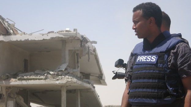 ITV News International Affairs Editor Rageh Omaar surveys the damage.