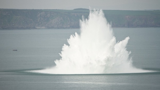 Sea mine milford haven