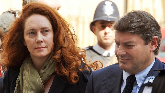 Rebekah Brooks and her husband Charlie arrive at Westminster Magistrates Court