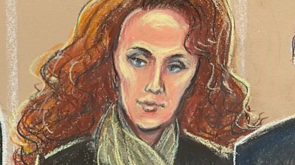 Rebekah Brooks spoke only to confirm her address