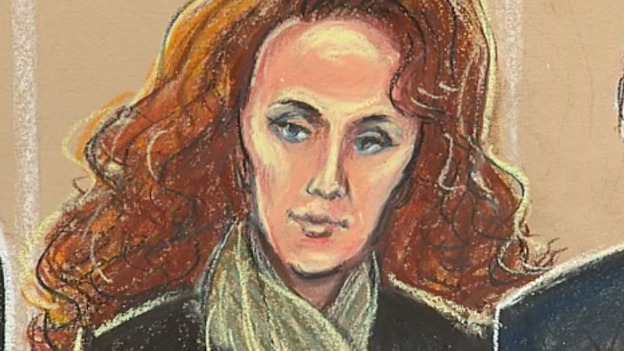 Rebekah Brooks spoke only to confirm her address