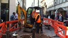 Transport minister Norman Baker launches Birmingham's tram extension