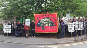 Nottinghamshire secondary school are today beginning a two-day strike over plans to turn it into an academy. 