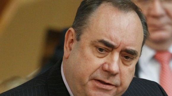 Scotland's First Minister Alex Salmond giving evidence at the Leveson Inquiry.