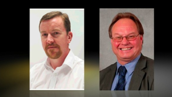 Paul Penlington, Labour (left) and Allan Pennington, Conservative (right)