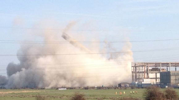 Richborough Cooling Towers Demolished