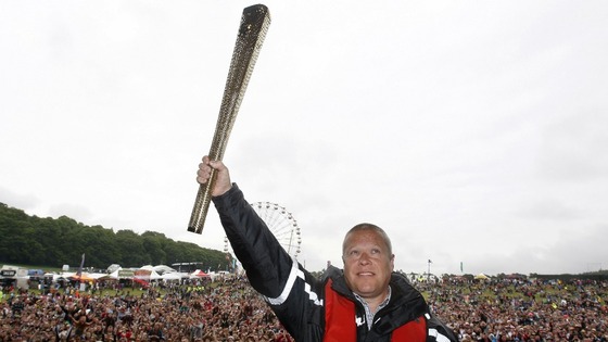 The Olympic torch