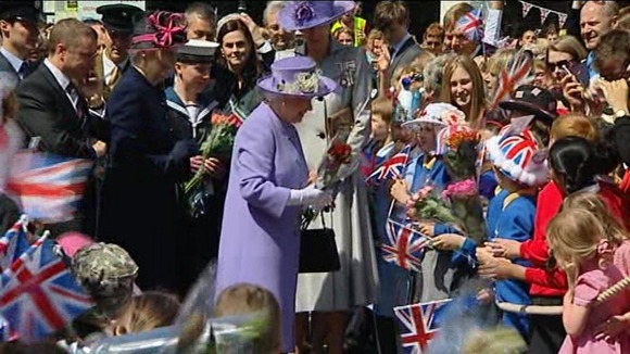 The Queen in Hitchin