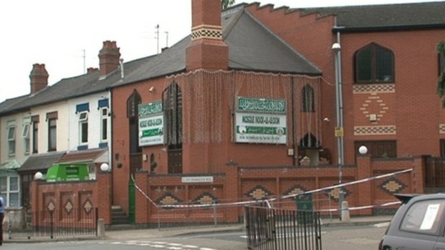 Noor-Ul-Uloom mosque in Small Heath near where the attack took place