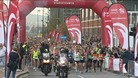 Runners at the start of Cardiff half-marathon