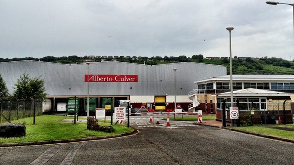 Unilever’s site in Swansea, which may be closed under the new proposals.