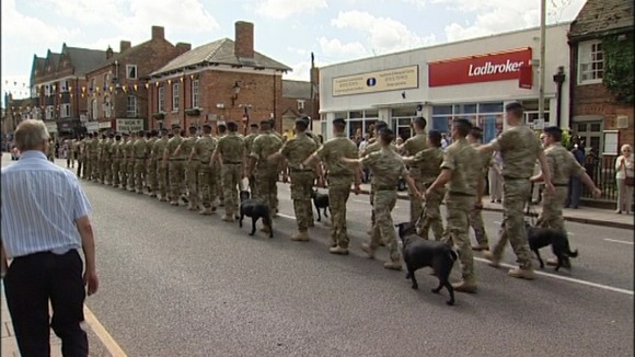 Homecoming parade for soldiers to take place today