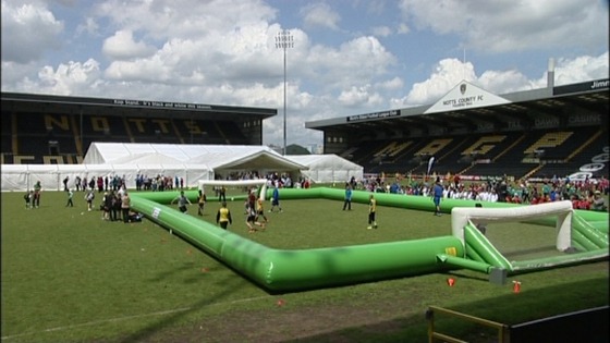 Fun day at Meadow Lane to celebrate the club's 150th anniversary
