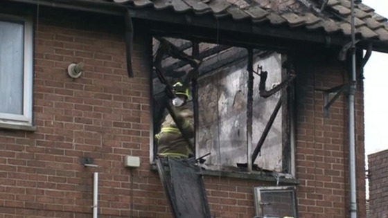 Crew member in flat