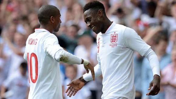 England Euro 2012 Danny Welbeck Ashley Young Sweden