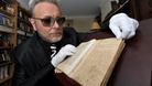 Mark Evans with book