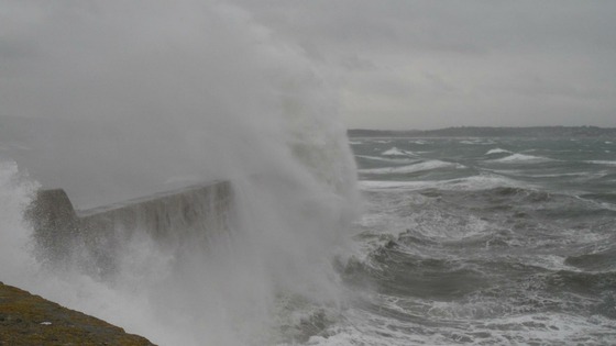 waves at Penzance