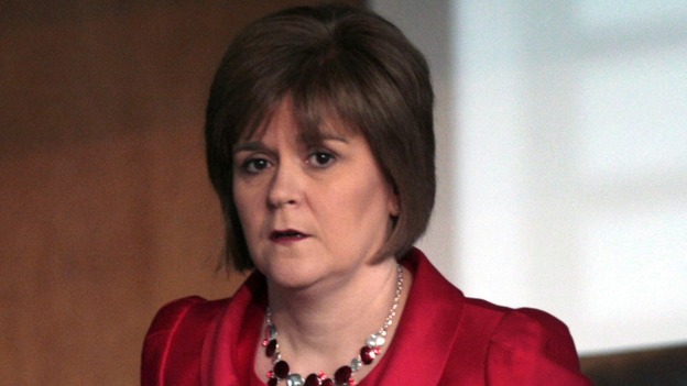 Scottish Health Secretary Nicola Sturgeon.