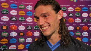 England striker Andy Carroll.