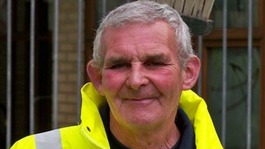 Anthony Cleland has been granted the reward for services to his community after 25 years cleaning the streets of Lambeth.