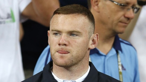 Wayne Rooney watches England beat Sweden in Kiev