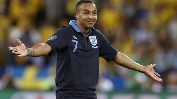 England forward Theo Walcott.