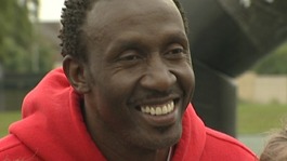 Linford Christie in Worksop