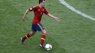 Spain midfielder Xavi Hernandez.