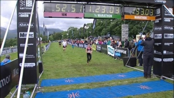 The finish line