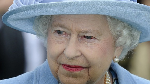 The Queen appeared to be in good spirits over the weekend