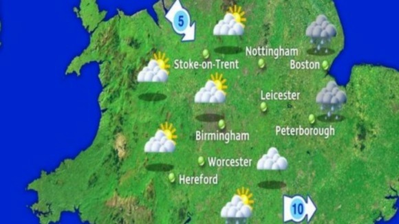 Monday morning across the Midlands