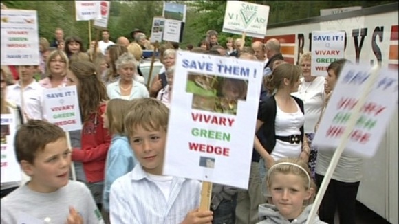Vivary Green Wedge protest
