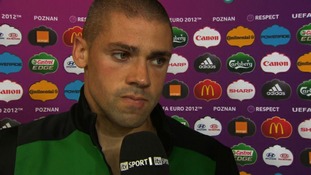 Ireland and Stoke strike Jonathan Walters.