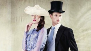 Models illustrate the new strict dress code in the Royal Ascot style guide