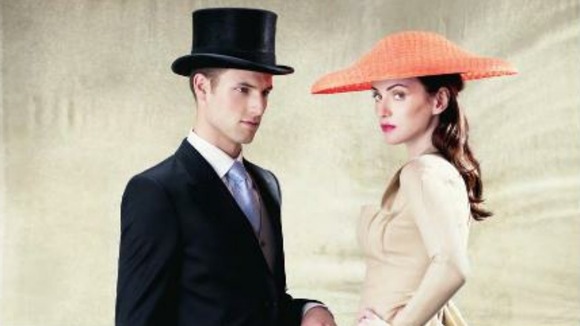 Models illustrate the new strict dress code in the Royal Ascot style guide