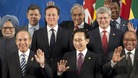 David Cameron poses for the G20 family photo in Mexico