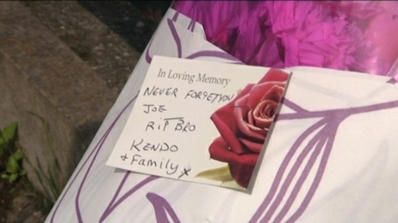 Floral tributes have been removed