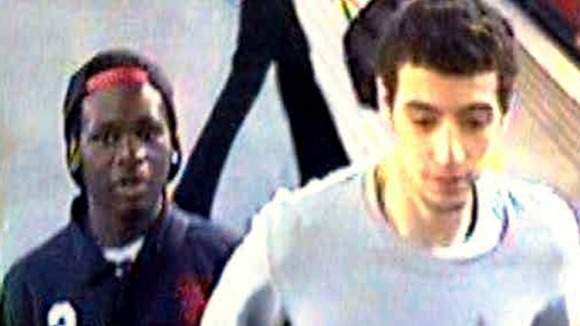 CCTV image of two men.