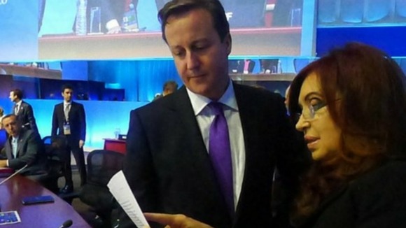 David Cameron Falkland Islands Kirchner