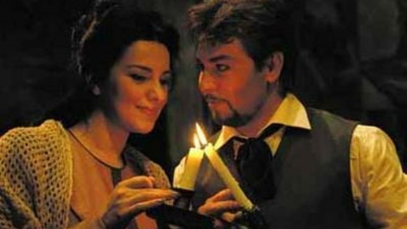 Angela Gheorghiu and Roberto Alagna perform in La Boheme.