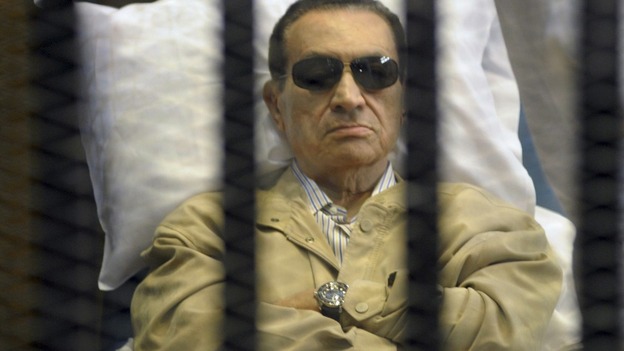 Egypt's former President seen earlier this month in court in Cairo
