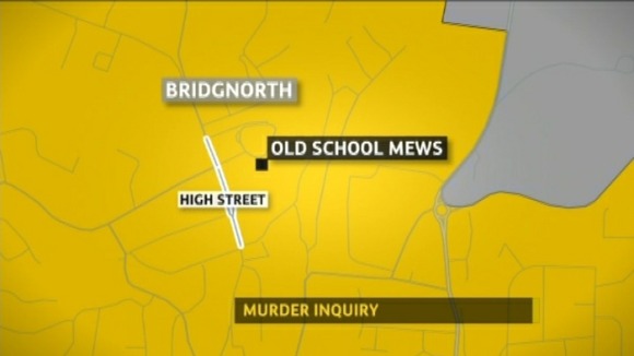 Map where Mr Sherratt's body was found on Thursday